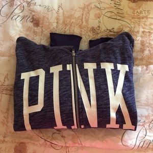Purple zip up from Pink! It’s super warm and soft!